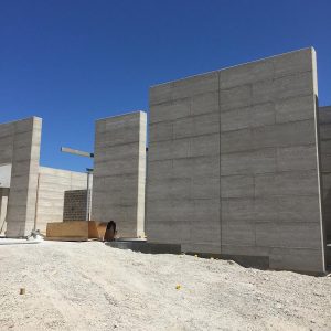 Olnee rammed earth houses, walls and construction