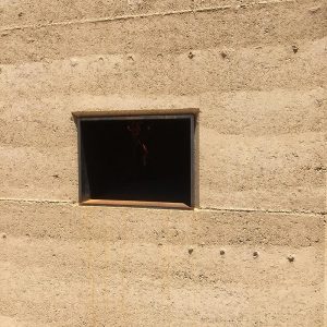 Olnee rammed earth houses, walls and construction