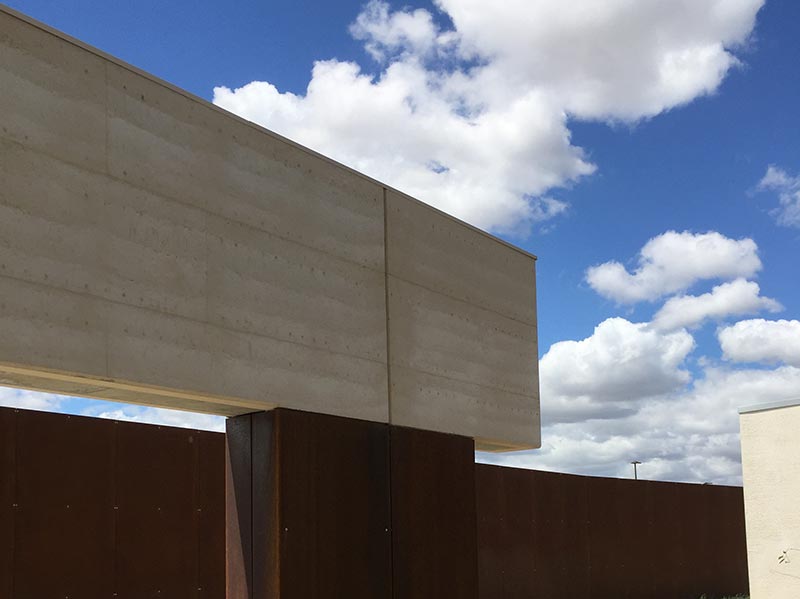 Take a look at the gallery of Olnee's rammed earth completed commercial projects